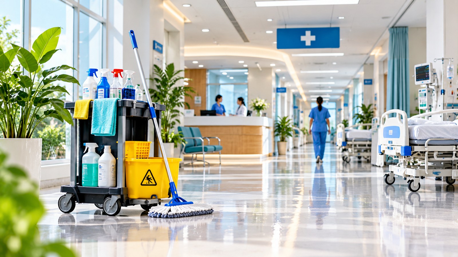 Hospital cleaning products